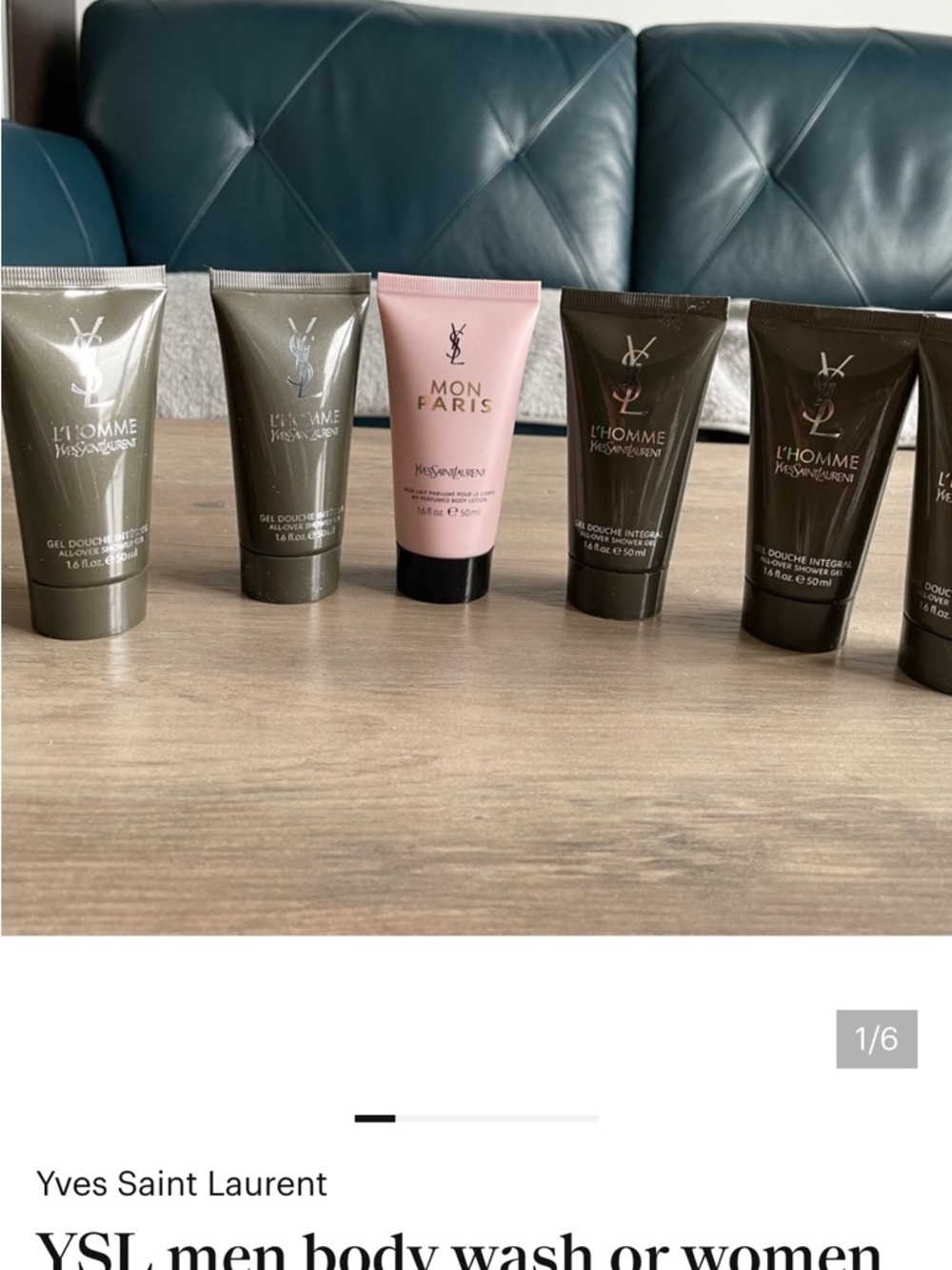 Yves Saint Laurent men’ body gel or women’s lotion